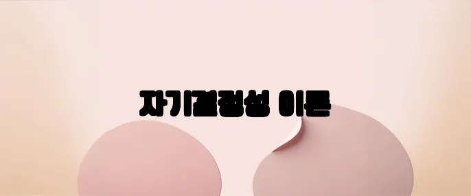 자기결정성 이론